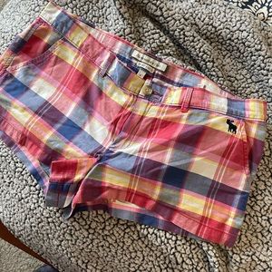 Plaid shorts